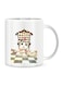Lovely Cat Design Ceramic Coffe Mug Multicolour