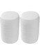 KISSHAKE 100 PCS Disposable Paper Cup Cover Hot Cup Lid Recycled Drinking Lid Coffee Cup Cover for Cafe Hotel KTV Bars, Paper Covers for Glassware, 3.15 Inches Diameter White Paper Cup Lids