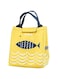 Thickened Aluminum Foil Outdoor Portable Insulated Lunch Bag - Cute Little Fish Pattern