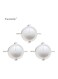 Pcs 8cm DIY Kitchen Dumplings Mold Press Dough Pastry Pie Maker White 9.00 x 5.00 x 9.00cm