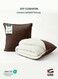 Home&Acirc;&reg; DIY Blanket, Sherpa Blanket 160x220cm - Ultra-Soft Velvet Throw Blanket for Ultimate Warmth and Comfort, With Zip Enclosure Converts into Cushion, Brown