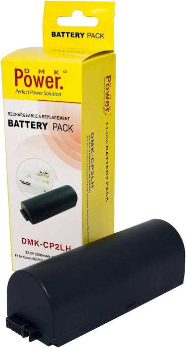 DMK Power DMK-CP2LH Battery Pack 22.2V 2200mAh 48.84Wh Compatible with Canon Compact Photo Printer SELPHY CP910 CP1000 CP1200 CP1300 Etc. Black