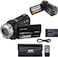 COOPIC V1000 3&rsquo;&rsquo; TFT, Anti-Shake, 270&deg; Screen Rotation, Full HD 1080P Digital Video Camera   30MP Photo, 16X Zoom, Night Vision, Compatible with Windows XP/7/8/10 for Photography and Videography