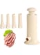 Sausage Stuffer, Homemade Hand-Pressed Meatball Stuffer, Multifunctional Meat Filler, Funnel Tubes Sausage Filling Tool, Ideal for Making Fresh Sausages, Meatballs, 9.65x4.33 in