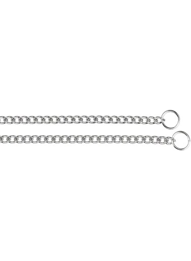 Ferplast Chrome CS Metal Choke-Chain Dog Collar Length - 34cm