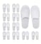 ECO CARE 200 Pairs Disposable Closed Toe Slippers - Fluffy 5mm EVA Non-Slip Unisex Eco-Friendly Indoor Slippers for Hotel Home Travel &amp; Spa Fits up to US Men 10 and Women 11, 45.5 EU Wide

