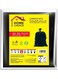 CHOICE 50 Gallons, Pack of 40-Pieces, Size 75*103 cm (20 Trash Bags X 2 Packs), Heavy Duty Bio-degradable Garbage Bags Flats, Bin Liners