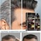 Black Hair Dye Shampoo -3 in 1 Instant Hair Color Covers 100% Gray in 5 Mins - Permanent Coloring with Argan Oil &amp; Ginseng for Men &amp; Women