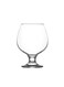 3 Pieces Misket Brandy Glass, 390 Ml - Clear