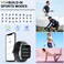 Smart Watch for Men Women, 1.96"HD Smartwatch Answer/Make Calls, Fitness Watch with Heart Rate Sleep Monitor, 113+Sports Modes, Step Counter IP68 Waterproof, Activity Trackers for IOS Android Black