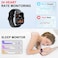 Smart Watch for Men Women, 1.96"HD Smartwatch Answer/Make Calls, Fitness Watch with Heart Rate Sleep Monitor, 113+Sports Modes, Step Counter IP68 Waterproof, Activity Trackers for IOS Android Black