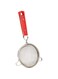 RAJ JUICE STRAINER WITH RED GRIP HANDLE, 13.5 CM, SILVER, RBJS05, Tea Strainer , Juice Strainer , Lime Strainer