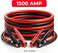Auto Family 1500AMP - 2.5Meter Car Battery Jumper Cables &ndash; Booster Cables with Copper Clamps, Heavy Duty, Ideal for SUV, Truck, Petrol &amp; Diesel Engine, Insulated Clamps