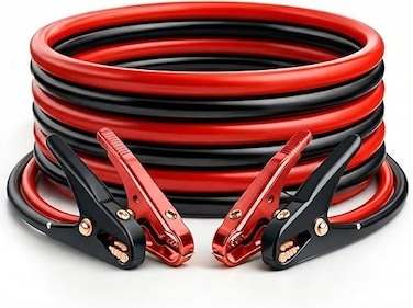 Auto Family 1500AMP - 2.5Meter Car Battery Jumper Cables &ndash; Booster Cables with Copper Clamps, Heavy Duty, Ideal for SUV, Truck, Petrol &amp; Diesel Engine, Insulated Clamps
