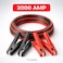 Auto Family 2000AMP - 3Meter Car Battery Jumper Cables &ndash; Booster Cables with Copper Clamps, Heavy Duty, Ideal for SUV, Truck, Petrol &amp; Diesel Engine, Insulated Clamps