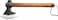 Auto Family Compact Hand Axe with Wooden Handle &ndash; Camping Hatchet Chopping Axe with Leather Sheath for Wood Splitting, Survival Tactical Axe, Outdoor Bushcraft (Long Handle Axe)