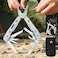 Auto Family Stainless Steel Multi Tool Pliers &ndash; Heavy Duty Multitool with Knife, Saw, Screwdrivers &amp; Wire Cutter &ndash; Compact Folding Survival Tool for Camping, Hiking, Fishing &amp; EDC Gear (Tool 1)