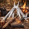 Auto Family Stainless Steel Multi Tool Pliers &ndash; Heavy Duty Multitool with Knife, Saw, Screwdrivers &amp; Wire Cutter &ndash; Compact Folding Survival Tool for Camping, Hiking, Fishing &amp; EDC Gear (Tool 3)