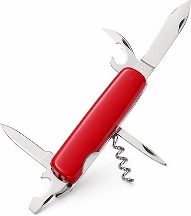 Auto Family Stainless Steel Multi Tool Pliers &ndash; Heavy Duty Multitool with Knife, Saw, Screwdrivers &amp; Wire Cutter &ndash; Compact Folding Survival Tool for Camping, Hiking, Fishing &amp; EDC Gear (Tool 9)
