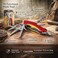 Auto Family Stainless Steel Multi Tool Pliers &ndash; Heavy Duty Multitool with Knife, Saw, Screwdrivers &amp; Wire Cutter &ndash; Compact Folding Survival Tool for Camping, Hiking, Fishing &amp; EDC Gear (Tool 12)