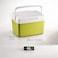 Auto Family 6L Insulated Cooler Box with Ice Packs &ndash; Portable Ice Chest for Camping, Picnic &amp; Outdoor Travel, Leakproof Food &amp; Beverage Storage Cooler