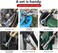 Auto Family 12Pcs Socket Wrench Set with Ratchet Handle &ndash; Steel Socket Tool Kit with Extension Bars, Universal Joint &amp; Metal Storage Case (Black)