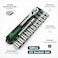 Auto Family 12Pcs Socket Wrench Set with Ratchet Handle &ndash; Steel Socket Tool Kit with Extension Bars, Universal Joint &amp; Metal Storage Case (Grey)