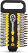 Auto Family 28Pcs Socket Wrench Set with Ratchet Handle &ndash; Steel Socket Tool Kit with Extension Bars, Universal Joint &amp; Metal Storage Case