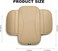 Auto Family Arm-rest For Car Seat &ndash; Breathable Leather Seat Protector, Fashion Hand Rest For Car, Arm-rest Cover Pad With Mobile Pocket (Beige)