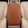 Auto Family Arm-rest For Car Seat &ndash; Breathable Leather Seat Protector, Fashion Hand Rest For Car, Arm-rest Cover Pad With Mobile Pocket (Brown)
