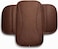 Auto Family Arm-rest For Car Seat &ndash; Breathable Leather Seat Protector, Fashion Hand Rest For Car, Arm-rest Cover Pad With Mobile Pocket (Brown)