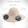 Auto Family Solar Fan Sun Hat for Men &amp; Women &ndash; Wide Brim Outdoor Fishing Hat 2 Solar Powered Fans, Breathable UV Protection Outdoor Hat for Hiking, Fishing, Gardening, Camping (Biege)