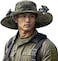Auto Family Solar Fan Sun Hat for Men &amp; Women &ndash; Wide Brim Outdoor Fishing Hat 2 Solar Powered Fans, Breathable UV Protection Outdoor Hat for Hiking, Fishing, Gardening, Camping (Olive Green)