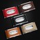 Auto Family Car Tissue Box Holder with Clock &ndash; PU Leather Dashboard Tissue Dispenser, Napkin Holder Organizer for Car Interior, Console or Dashboard Storage (Coffee Brown)