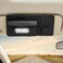 Auto Family Car Sun Visor Tissue Holder Organizer with Card Slots &amp; Pen Holder &ndash; PU Leather Multifunction Auto Tissue Box, Vehicle Napkin Dispenser (Black)