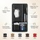 Auto Family Car Sun Visor Tissue Holder Organizer with Card Slots &amp; Pen Holder &ndash; PU Leather Multifunction Auto Tissue Box, Vehicle Napkin Dispenser (Black)