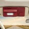 Auto Family Car Sun Visor Tissue Holder Organizer with Card Slots &amp; Pen Holder &ndash; PU Leather Multifunction Auto Tissue Box, Vehicle Napkin Dispenser (Red)