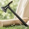 Auto Family Compact Hand Axe &ndash; Camping Hatchet Chopping Axe with Leather Sheath for Wood Splitting, Survival Tactical Axe, Outdoor Bushcraft (Survival Strike Axe)