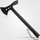 Auto Family Compact Hand Axe &ndash; Camping Hatchet Chopping Axe with Leather Sheath for Wood Splitting, Survival Tactical Axe, Outdoor Bushcraft (Survival Strike Axe)