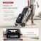 Auto Family Portable BBQ Grill with Foldable Stand &amp; Wheels, Stainless Steel Charcoal Grill, Compact Outdoor Barbecue Cooker for Camping, Picnic, Travel &amp; Garden Cooking (Black)