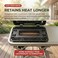 Auto Family Portable BBQ Grill with Foldable Stand &amp; Wheels, Stainless Steel Charcoal Grill, Compact Outdoor Barbecue Cooker for Camping, Picnic, Travel &amp; Garden Cooking (Blue)