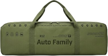 Auto Family 108 * 18.5 cm Camping Storage Bag Heavy Duty Travel Gear Organizer &ndash; Large Capacity Outdoor Equipment Carry Case, Waterproof Foldable Storage Bag for Camping, Picnic, Hiking