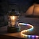 Auto Family 2 in 1 LED Camping Lantern &ndash; Rechargeable Outdoor Light, Portable Tent Lantern, Zoom Flashlight, Emergency Light for Camping