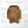 Auto Family Luxury 5 Pcs Soft Fabric Car Seat Cover Full Set - Universal Fit, Waterproof Automotive Seat Protector, Breathable Anti-Slip Car Cushion Pad, Interior Protector for Car (Light Brown)