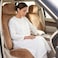 Auto Family Luxury 5 Pcs Soft Fabric Car Seat Cover Full Set - Universal Fit, Waterproof Automotive Seat Protector, Breathable Anti-Slip Car Cushion Pad, Interior Protector for Car (Light Brown)