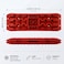 Auto Family Car Traction Boards Sand &amp; Snow Recovery Tracks, Heavy Duty Tire Grip Mats for Off-Road, Anti-Slip Recovery Pads for Mud, Sand, Snow &amp; Ice (Plastic - Red)