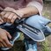 Auto Family Mini Multifunctional Camping Shovel, Portable Camping Entrenching Tool with Blade, Saw, Bottle Opener &amp; More, Emergency Outdoor Gear for Camping, Survival