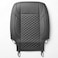 Auto Family Premium 5Pcs PU Leather Car Seat Cover Full Set, Universal Fit Auto Seat Covers, Luxury Interior Protector, Waterproof Seat Covers, Breathable Anti-Slip Car Seat Cushion (Gray)