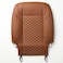 Auto Family Premium 5Pcs PU Leather Car Seat Cover Full Set, Universal Fit Auto Seat Covers, Luxury Interior Protector, Waterproof Seat Covers, Breathable Anti-Slip Car Seat Cushion (Brown)