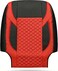 Auto Family Premium 5Pcs PU Leather Car Seat Cover Full Set, Universal Fit Auto Seat Covers, Luxury Interior Protector, Waterproof Seat Covers, Breathable Anti-Slip Car Seat Cushion (Red Black)